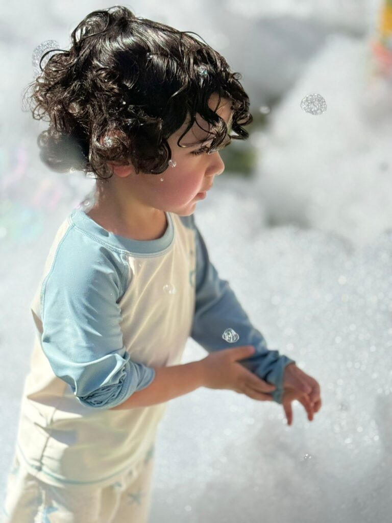 Warm parent-teacher connection at Creative Minds Montessori