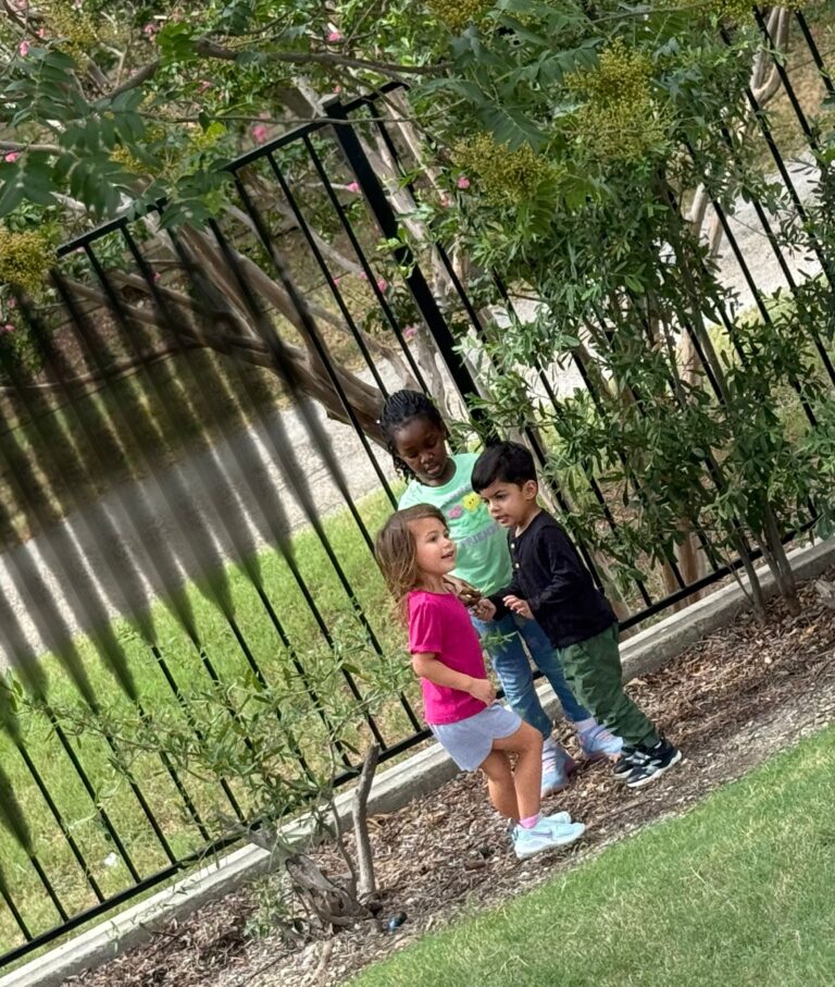 Children exploring music and rhythm at Creative Minds Montessori
